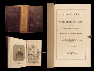 1850 TEXAS Mexican American War Illustrated Battlefields MAPS Military Mexico-image
