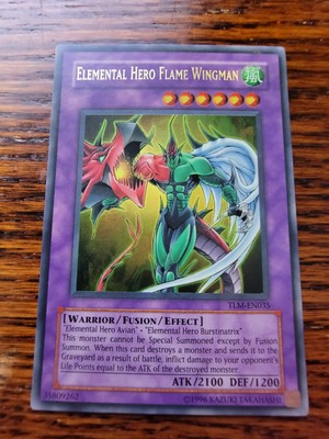 Yugioh! Elemental Hero Flame Wingman - TLM-EN035 - Ultra Rare Unlimited  - LP!-image