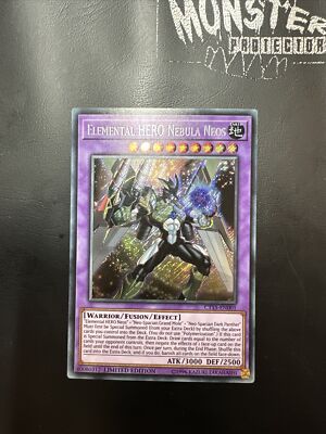 YUGIOH ELEMENTAL HERO NEBULA NEOS SECRET RARE CT15-EN001 LIMITED EDITION -image