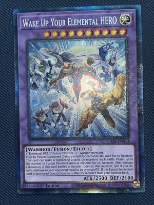 Wake Up Your Elemental HERO - MAZE-EN014 - Collector''s Rare 1st Near Mint-image