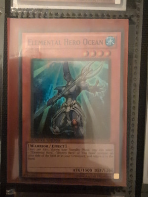 *** ELEMENTAL HERO OCEAN ***  SUPER RARE CT07-EN018 YUGIOH!-image
