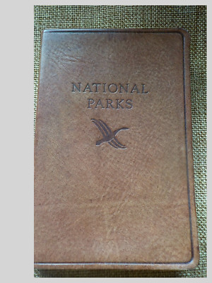 Eddie Bauer Leatherbound National Parks Mini-Book, Published 1998, 206 Pages-image