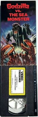 Godzilla vs The Sea Monster (1967) VHS Tape - Video Treasures 1987 - EXCELLENT!-image