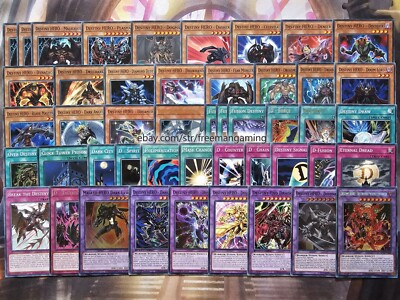 Yugioh Aster Phoenix Destiny Hero Deck 47 Card Fusion Malicious Plasma Anime GX-image