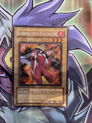 EHC1-EN002 Elemental Hero Burstinatrix Secret Rare Limited Edition NM Yugioh-image
