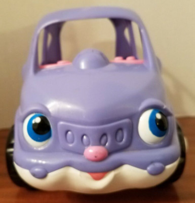 Fisher Price Little People House Car Van Vehicle Sounds Purple used sound works-image