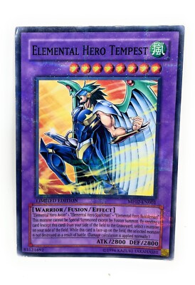 Yu-Gi-Oh! TCG Elemental Hero Tempest MF02-EN001 Limited Edition Played-image