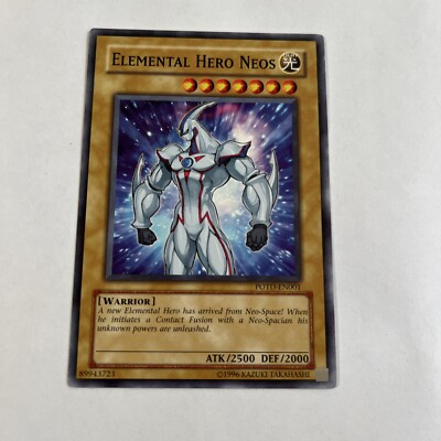 Yugioh Elemental Hero Neos 1st Edition Common DP03-EN001-image