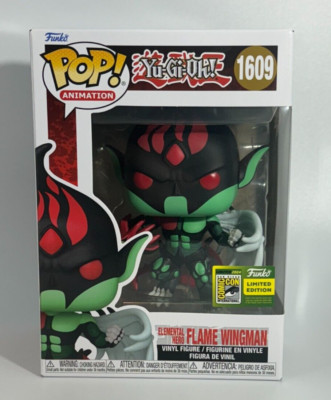 2024 SDCC Funko Pop Yu-Gi-Oh Elemental Hero Flame Wingman Official Sticker-image