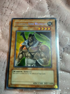 Yugioh Elemental Hero Wildheart GSE-EN001 Ultra Rare YuGiOh (SEALED) -image