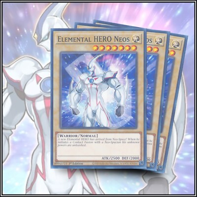 YuGiOh ELEMENTAL HERO NEOS x3 | JADEN'S DECK ▪️ BEST CARD ▪️ 1ST EDITION 💎-image