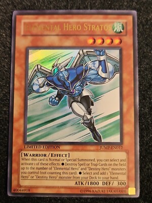 Elemental Hero Stratos - MODERATELY PLAYED - ULTRA RARE - Yu-Gi-Oh! JUMP-EN012-image