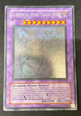 Yu-Gi-Oh E-HERO Chaos Neos Hologo Ghost English 06mwib0m-image