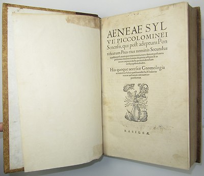 Opera Quae Extant Omnia Piccolomini Pope Pius II FIRST COLLECTED ED 19 Maps 1551-image