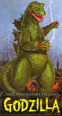 Godzilla cult movie poster print #2-image