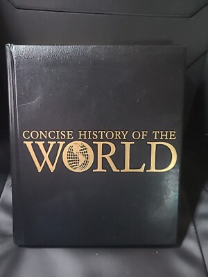 Concise History of the WORLD Deluxe Edition With Map/ Leather bound New/ Sealed-image