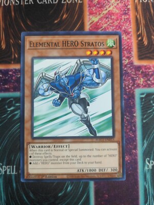 Yu-Gi-Oh! Elemental HERO Stratos HAC1-EN015 1st Edition Common NM-image