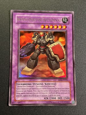 Yu Gi Oh Elemental Hero Destroyer Fortress EEN-IT032 Ultra Rare ITA Fusion-image