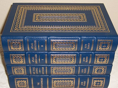 easton press NOVELS OF AYN RAND 4 vols Atlas Shrugged Fountainhead We The Living-image