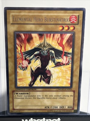 1x (LP) Elemental Hero Burstinatrix - MDP2-EN003 - Rare - Limited Edition  YuGiO-image