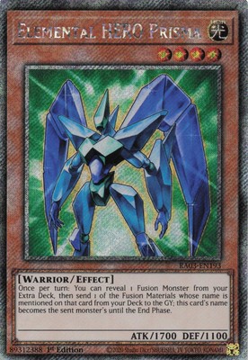 Yugioh Elemental HERO Prisma RA03-EN193 - Platinum Secret Rare-image