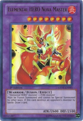 YUGIOH Elemental HERO Nova Master : GENF-EN093 : UR UE NM-image