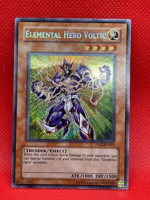 Yu-Gi-Oh! TCG Elemental Hero Voltic PP02-EN014 Secret Rare Unlimited Near Mint-image