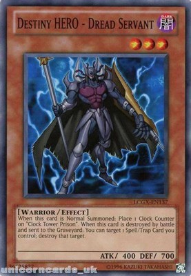 Destiny HERO - Dread Servant - LCGX-EN137 - Common - Unlimited Edition Near Mint-image