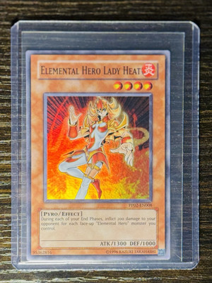 Yu-Gi-Oh! SUPER RARE Elemental Hero Lady Heat [PP02-EN008] Unlimited - Near Mint-image