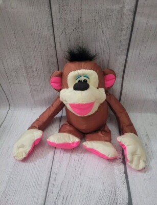 Fisher Price Vintage Puffalump Chimp Plush No Sound-image
