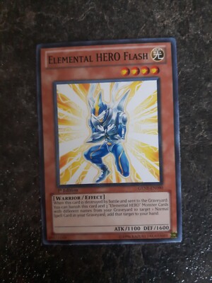 Elemental Hero Flash Effect 1st Edition YuGiOh Card GENE-EN090-image