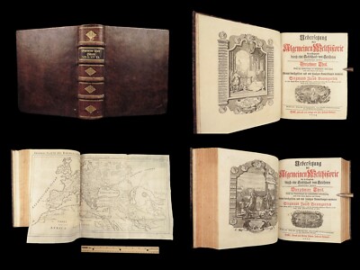 1753 ROME & Constantinople MAPS Marcus Aurelius Hagia Sophia Roman Architecture-image