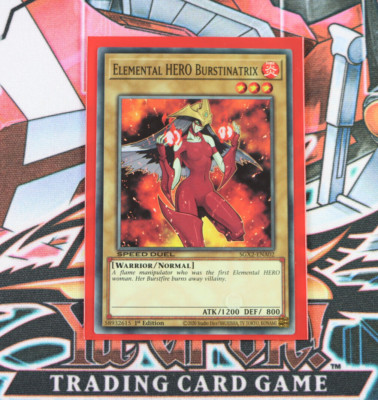 YuGiOh Elemental HERO Burstinatrix SGX2-ENA02 1st Edition Common-image