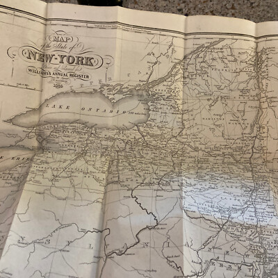 1835 Williams’s New York Annual Register with map-image