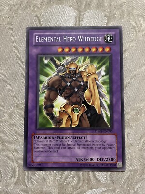 YuGiOh Elemental Hero Wildedge DR04-EN095 Dark Revelation Rare NM/Fresh-image