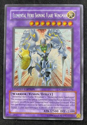 Yugioh Elemental Hero Shining Flare Wingman EEN-EN036 Ultra Rare First Ed 1st HP-image