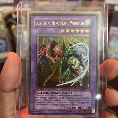 Elemental Hero Flame Wingman - UTR - Silver Stamp - 1st Edition - TLM-EN035-image