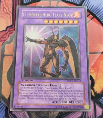 ✨Elemental Hero Flare Neos Ultimate 1st POTD-EN032 Yugioh Card English #2-image