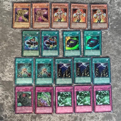 Yugioh YU-GI-OH! 19 Card Jaden Yuki Elemental Hero Bundle-image