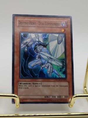 Yugioh Destiny Hero-Disk Commander WC07-EN003 Promo Super Rare Very Light Play-image