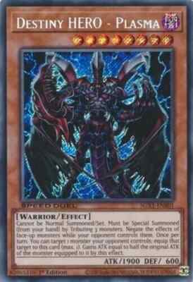 Destiny HERO - Plasma SGX1-ENB01 1st Secret Rare Near Mint Yu-Gi-Oh! DNA GAMES-image