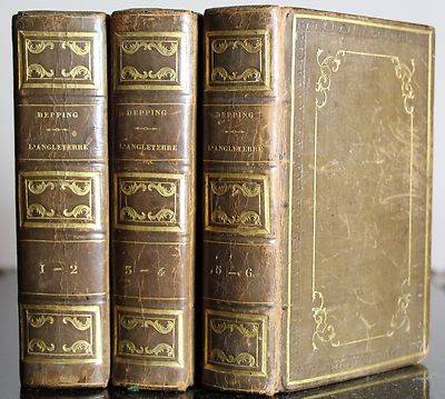 1828 Topography ENGLAND SCOTLAND WALES IRELAND / Depping Colored maps & plates -image