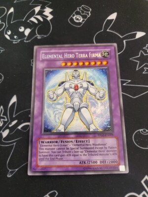 Yugioh - Elemental Hero Terra Firma PP02-EN009 NM Unlimited Secret Rare-image