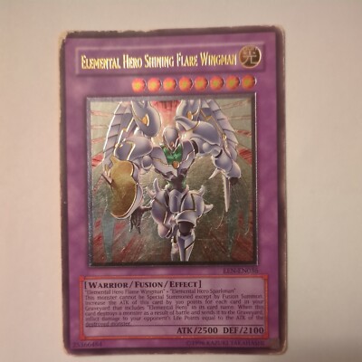 Elemental Hero Shining Flare Wingman EEN-EN036 Ultimate Rare -image
