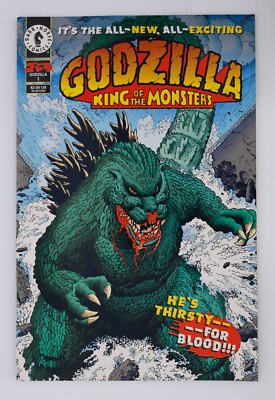 GODZILLA KING OF THE MONSTERS #1  (1995) - DARK HORSE COMICS-image
