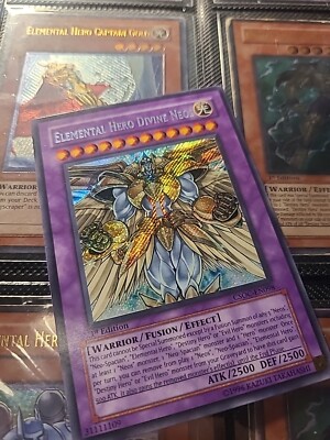 YuGiOh - Elemental Hero Divine Neos- CSOC-EN098 - Secret Rare - 1st Edition-image