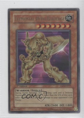 2006 Yu-Gi-Oh! Starter Deck 1st Edition Elemental HERO Bladedge #YSD-EN019 0q4-image