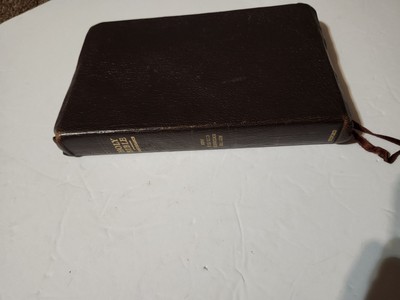 NEW SCOFIELD REFERENCE EDITION Holy Bible Oxford KJV 1967 Moroccan Leather Brown-image