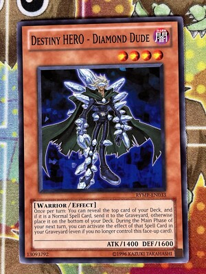 Yugioh Destiny HERO - Diamond Dude RYMP-EN033 Single-image