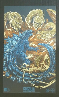Godzilla King of the Monsters Exclusive 6x10 Art Print Set-image
